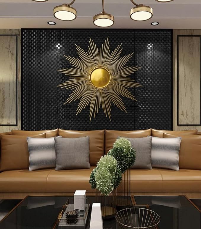 Modern wall decoration ideas are all about combining luxury with simplicity, and handcrafted metal wall décor perfectly embodies this trend.