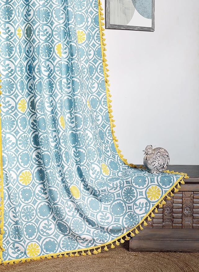 Fringe and tassels are popular features in Boho decor. Curtains adorned with these embellishments can add a playful and artistic touch to your bedroom.